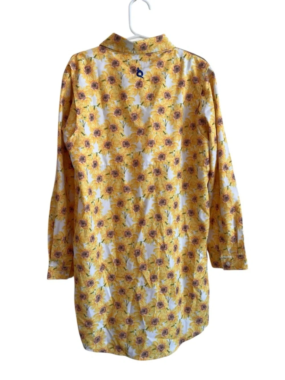 Blue Quail Girls Sunflower Performance Shirt Size 8 UPF 50+ Fishing Outdoor